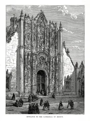 La Cathédrale, Mexico, Mexique, 19ème siècle