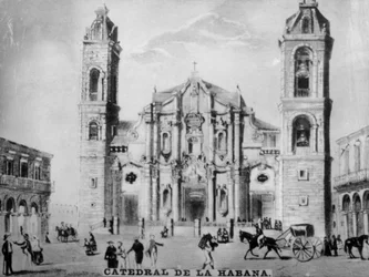 La Cathédrale de La Havane, 1789, années 1920