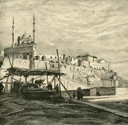 La Citadelle du Caire construite par Saladin, 1890