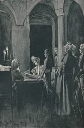 Le mariage civil de Napoléon et Joséphine, 9 mars 1796, 1896