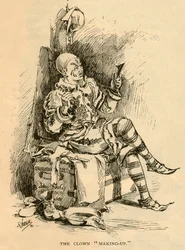 Le Clown se maquillant, 1882