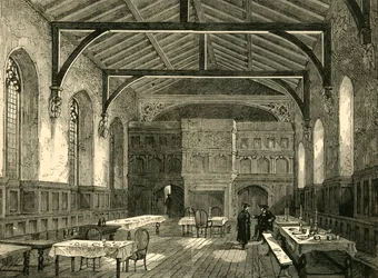 La salle du collège, 1881