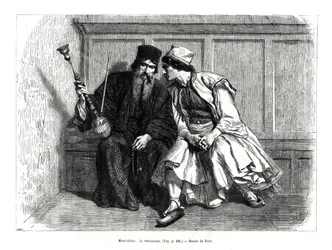 La Confession, Mont Athos, nord de la Grèce, 1886