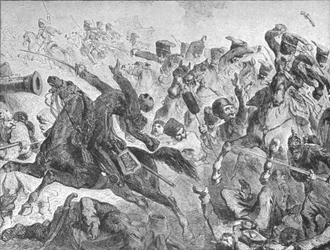 La guerre de Crimée, 1854-56 : La bataille de Balaklava : La charge de la brigade légère, 1854, 1901.
