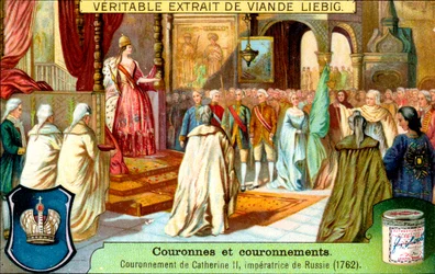 Le Couronnement de Catherine II, impératrice de Russie, en 1762, vers 1900