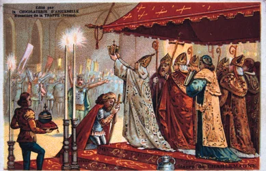 Le Couronnement de Charlemagne, 800 apr. J.-C., XIXe siècle
