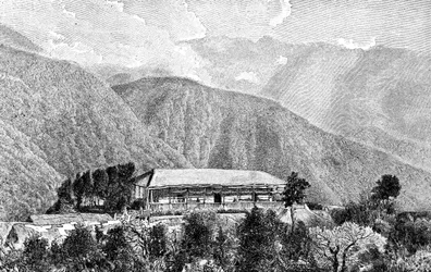 La Hacienda Cussillani, Yungas, Bolivie, 1895