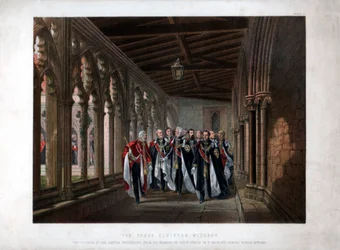Le cloître du doyen, Windsor, 10 mars 1863