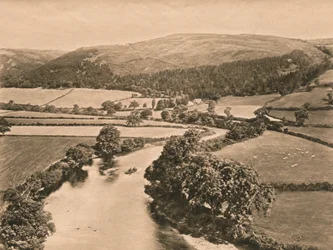 La vallée de la Dee, depuis le monticule de Glendower, 1902