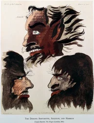 Les démons Ashtaroth, Abaddon et Mammon, 1801