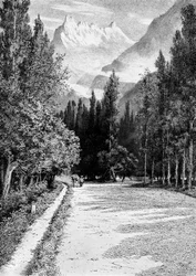 La Dent du Midi depuis la Vallée du Rhône, 1900