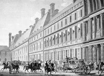 Le départ du Palais des Tuileries, 2 décembre 1804, 19ème siècle