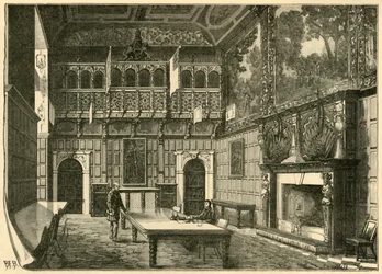 La salle à manger, Hatfield, 1898