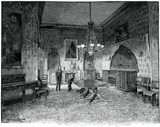 La salle à manger, Kilkenny House, Irlande, XIXe siècle