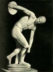 Le Discobole de Myron, 1908.