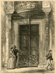 La porte de Saddlers Hall, 1897