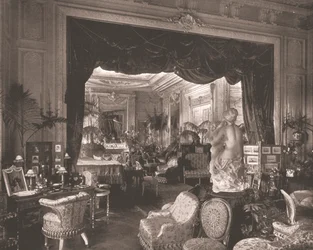 Le salon de Sandringham House, Norfolk, 1894