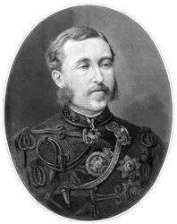 Le duc de Connaught, soldat britannique, 1875