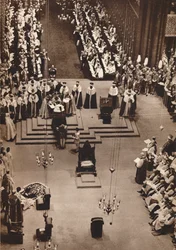 Le duc de Kent rend hommage au nouveau roi George VI, 1937