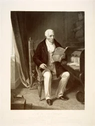 Le duc de Wellington lisant des dépêches chez lui à Apsley House, Londres