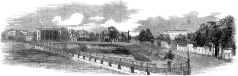 Le Dunkin Bustee, Chowringhee, Calcutta, Inde, 1860