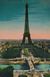 La tour Eiffel, Paris, vers 1920