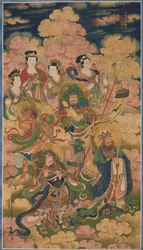 Les Huit Hôtes de Deva, Naga et Yakshi, 1454