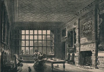 La salle élisabéthaine, Coombe Abbey, Warwickshire, 1915