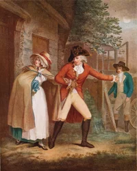 La Fugue: Laetitia Lydia séduite de ses amis sous une promesse de mariage, 1789, 1925