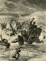 Les Anglais passant la Somme, 1346