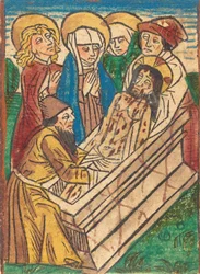 La Mise au tombeau, vers 1490