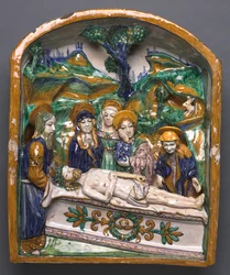 La Mise au tombeau, fin des années 1400