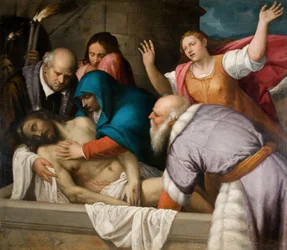 La mise au tombeau du Christ