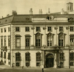 La Chancellerie fédérale, Ballhausplatz, Vienne, Autriche, vers 1935