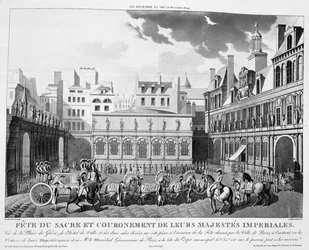Les festivités du couronnement, Paris, 2 décembre 1804, XIXe siècle