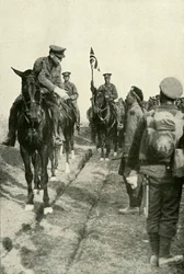 Le maréchal remerciant ses troupes, 1919