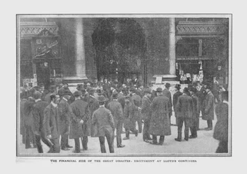 Le côté financier de la grande catastrophe, excitation chez Lloyds continue, 20 avril 1912