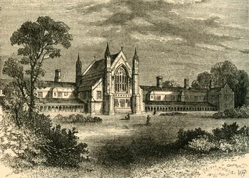 Les maisons de retraite des poissonniers, Wandsworth, vers 1878