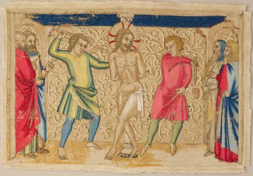 La Flagellation, italien, milieu du 14e siècle