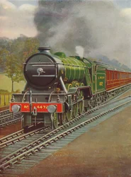 Le Flying Scotsman passant Hadley Wood, L.N.E.R., 1926