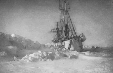 Le Fram dans la glace, 1895, 1897