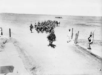 La Légion étrangère française en manœuvres, Boudenib, Maroc, 1911