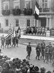 La mission militaire française en Amérique, le Harvard Club, Boston, Massachusetts, USA, 1917