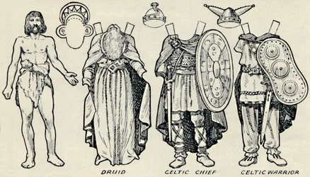 La Galerie du Costume Historique : Ce que les Bretons et les Romains portaient, vers 1934