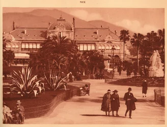 Les Jardins et le Casino, Nice, 1930