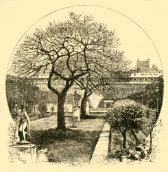 Les Jardins du Palais Royal, Paris, 1890