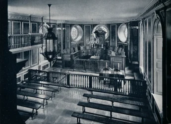 La Cour générale au Capitole de Williamsburg, vers 1938