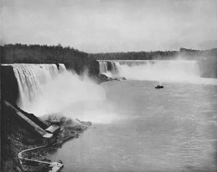 Le contour général de Niagara, 19e siècle