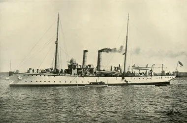 Le canonnière allemande Panther, 1919