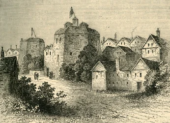 Le Globe Theatre, époque Elizabeth, vers 1878